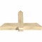 Ekena Millwork Eugene Rough Sawn Timber Gable Bracket, Douglas Fir, 48"W x 28"H x 6"D x 6"F, 14/12 Pitch GBW048X28X0606EUG00RDF - alternate 3